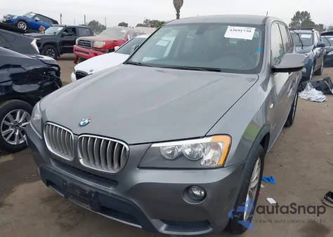 2013 BMW X3 xDrive28I from USA, damaged, VIN 5UXWX9C54D0D08362